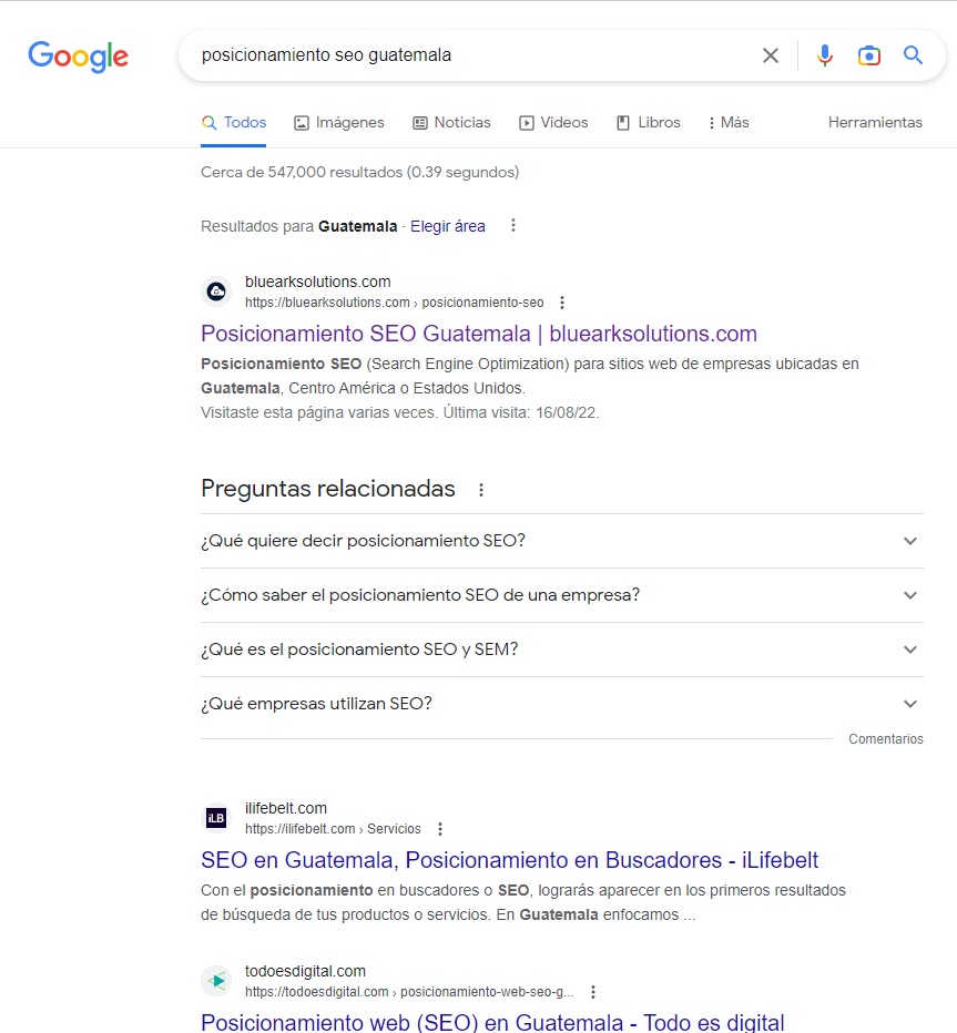 SEO Guatemala