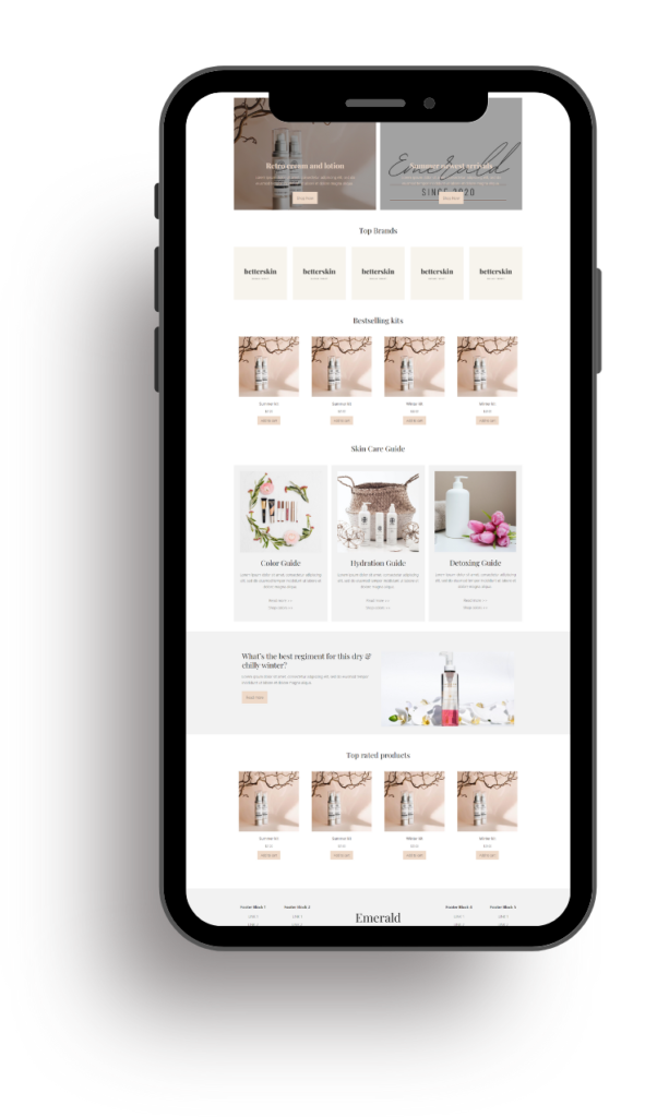 Tienda en Línea Guatemala, Diseño Web